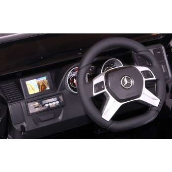 Auto na akumulator Mercedes AMG G65 dla dzieci Czarny + Lakierowany + Bagażnik + Światła Dźwięki